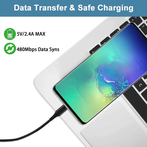 MATEIN 15ft USB C Cable - Extra Long Type C Fast Charging Cable, Nylon Braided, Compatible with Samsung & LG