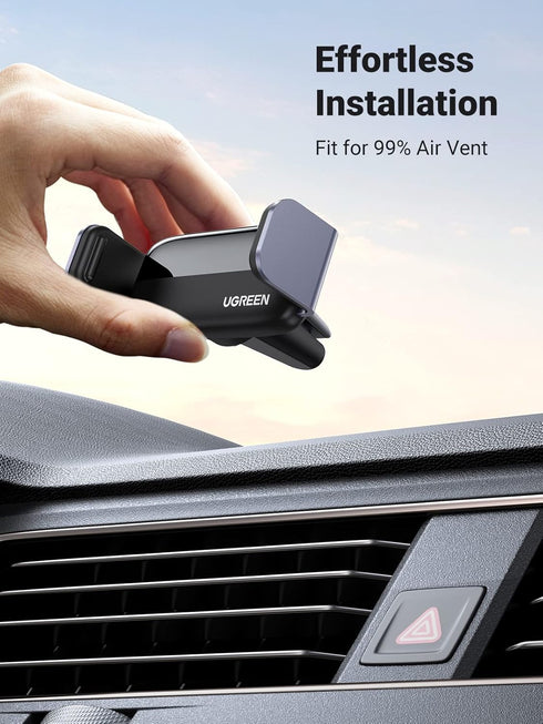 UGREEN Car Vent Phone Mount, Air Vent Clip Holder Compatible with iPhone 15/14/13/12 Pro Max & More