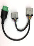 RP1226 Male to Female J1939 Extension Splitter Y Cable for ELD Device