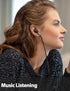 DUKABEL USB PC Earbuds, USB Gaming Earbuds with Mic for PC/PS4/PS5, Black Noise Canceling Wired Headphones with Remote