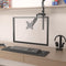 Premium Single Monitor Mount, Fully Adjustable Gas Spring VESA Monitor Arm for Displays up to 27 inch
