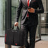 Omnpak Laptop Briefcase with Combination Lock, Anti-Theft Business Bag, Water-Repellent Satchel for Men & Women