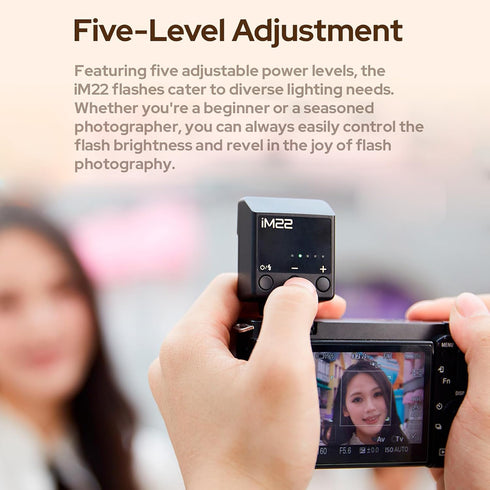 GODOX iM22 5 3s 440 Mini Camera Flash On-Camera Flash Speedlite Power Levels Recycle Time Full Power Flashes