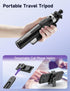 SelfieShow 53'' 1 17 16 15, Selfie Stick Tripod with Light, Extendable Selfie Stick with Remote, Portable Cell Phone