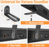 ELIVED Soundbar Mount, TV Bracket for Mounting Above or Under TV, Fits Most Sound Bars Up to 15 lbs