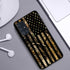Galaxy A51 5G Case, Soft Silicone Rubber Bumper, Full Body Protection Shockproof Cover, Camo Forest American Flag