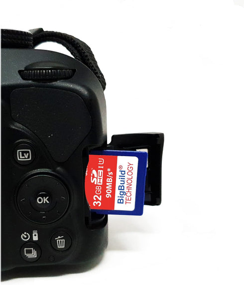 32GB Ultra Fast SDHC 90MB/s Memory Card for Nikon CoolPix P900, P950, P1000, L340, W100, W150, W300 Cameras