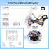 16 RAV4 4Runner (T1) for J-B-L Radio Wiring Harness Pin Cable Compatible with Toyota Corolla Camry Tundra Prado CHR
