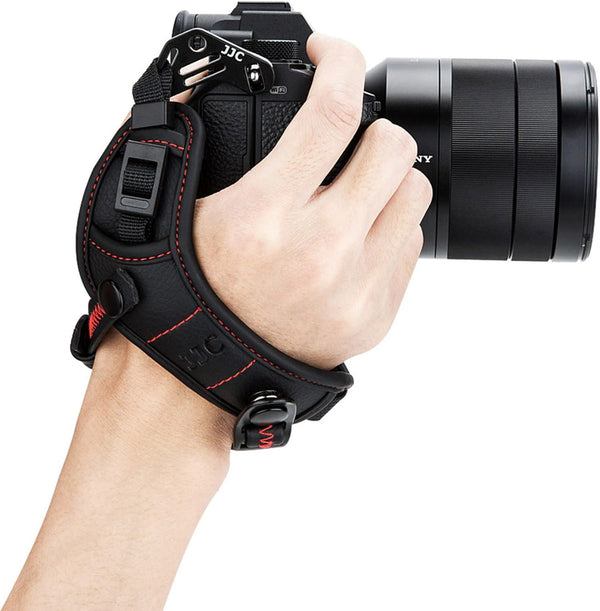 JJC Deluxe Mirrorless Camera Hand Grip Strap for Canon EOS R8 R6