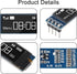 ACEIRMC 4pcs I2C 0.91 Inch I2C I2C 3.3V~5V 4PINS ESP32 ESP8266 STM32 Display Module OLED Display Module OLED Screen
