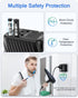 LENCENT Universal Travel Power Adapter, International AC Plug Adaptor with 3 USB A Ports, 1 Type C PD Charger