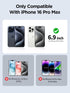 16 6.9 Inch, PDDKISS Compatible for iPhone Pro Max Privacy Screen Protector Tempered Glass Purple Gradient Anti Spy