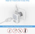 TESSAN Type E F Plug Adapter, Germany France Power Adapter with 3 USB Ports and 4 AC Outlets for US to Europe Travel