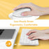 Wireless Keyboard and Mouse, Trueque Silent 2.4GHz Cordless Full Size USB Mouse Combo for Computer and Laptop