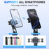 REQO Phones,51" Magnetic Tripod for iPhone and Android,Samsung Selfie Stick Tripod Mount with Remote,Portable Phone