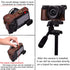 XEVN for Sony A6400 Case, Premium PU Full Body Leather Camera Case Bag for Sony Alpha A6300 A6000 A6100 A6400 with