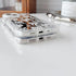 Love Heart Bow Plating Mirror Soft Phone Case for iPhone 13 Pro, Silver