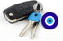 Impressed Protective Full Cover AirTag Case for Women, Lightweight Evil Eye Design with Keychain for Apple AirTag