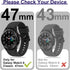 12+4 Pack Case with Tempered Glass Screen Protector for Samsung Galaxy Watch 6 Classic 47mm, Waterproof Hard PC
