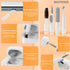 MOTONG Keyboard Screen Brush Cleaning Kit, Multifunctional Electronic Cleaner Tools for AirPods, Laptop, Camera, Phone,