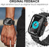 Ultra Look - Fullife 2 in 1 Apple Watch Case Series 9 45mm, Waterproof Screen Protector, Full Protective Bumper (Black)