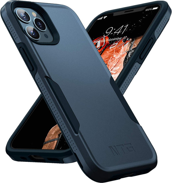 NTG iPhone 12 Pro Max Case - Heavy-Duty Slim Shockproof Protective Case, Blue