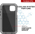 Punkcase Heavy Duty Metal Case for iPhone 12 Pro, Military Grade Armor Cover, Shock Proof Aluminum & TPU Design (Silver)