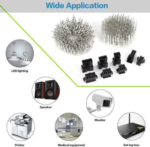 OCR 2.5mm Pitch JST SM Connector 2 3 4 5 Pin Male/Female Housing Plug Connector Assortment Kit 560Pcs.