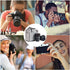 FOSOTO Camera Bag Case with Waterproof Rain Cover, Compatible for Nikon D3500 D5600 D7500 D610 Canon EOS 4000D 2000D