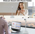 AceTaken Brio-100, 300,Brio 500,StreamCam,MX-Brio-4K White Webcam Stand with Magnetic Mount Holder for Logitech Brio