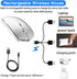 Rechargeable Bluetooth Mouse for Laptop, iPad Pro, MacBook, and Desktop Computers