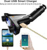 Bluetooth FM Transmitter Car Kit with Handfree-Calling, Dual USB Port, MP3 Player, TF Card, USB Flash Drive