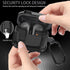 Samsung Galaxy Buds 3 Pro Case - Military Shell Cover with Lock Clip, Protective Armor Skin, Cleaner Kit & Carabiner
