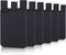 6 Pack Cell Phone Card Holder Pocket, Silicone Stick on Wallet for iPhone 15/14/13/12 Pro Max, Samsung Galaxy, Black