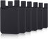 6 Pack Cell Phone Card Holder Pocket, Silicone Stick on Wallet for iPhone 15/14/13/12 Pro Max, Samsung Galaxy, Black