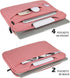 RAINYEAR 15.6" Laptop Sleeve Case, Briefcase with Hidden Handle for Chromebook, Pink