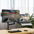 WORLDLIFT 75x75mm 100x100mm 12 17 inch Laptop VESA Mount Tray Holder for Monitor Arms and Stands Clamp Notebook