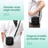 XANAD Grey Case for Fujifilm Instax Mini 12/11/10/9/8/7 Instant Camera, Storage Protective Carrying Bag with Shoulder