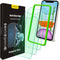 Screen Protector for iPhone 11, iPhone XR (6.1"), HD Anti Blue Light Blocking Tempered Glass Film, Eye Protection, Case
