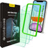 Screen Protector for iPhone 11, iPhone XR (6.1"), HD Anti Blue Light Blocking Tempered Glass Film, Eye Protection, Case
