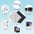 LOJWRY 6*7in 6 Eye Glass Clean Cloths Pcs, Individually Wrapped, High-Density, Ultra Soft, Scratch-Free Premium