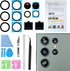 2PCS ASDAWN Camera Lens Glass Replacement for Galaxy S23 Ultra, 6.8 inches with Pre-Installed Adhesive + Repair Tool