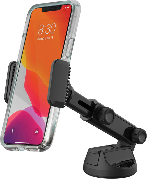 Scosche UH4WDEX2-SP Extendo Mount Car Phone Holder, Telescoping Adjustable Arm for Windshield/Dashboard