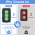 Upgraded Waterproof Magnetic GPS Tracker Box, Magnetic Key Holder for Car, Fits Most Brands GPS, Magnetic Stash Box