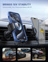Lamicall 2024 Wider Clamp & Metal Hook Car Phone Holder Vent for Smartphone, Thick Cases Friendly, Dark Grey