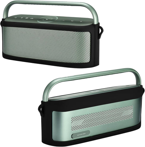 Silicone Case Sleeve Compatible for Soundcore Motion X600 Portable Bluetooth Speaker Accessories Travel Carry Rubber Skin Case Motion X600 Protection with Adjustable Strap (Black)