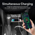 Wireless Phone Charging Pad for Chevrolet Equinox 2018-2023, Silicone Material, Dual Charging Ports, 15W Adapter
