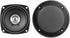 Magnadyne 4 Inch Black Dual Cone Audio Speakers with Grills and Mount Screws