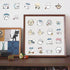 60pcs Kawaii Chiikawa Stickers for Kids Travel Case, Cute Japanese Cartoon Vinyl Stickers for Teens