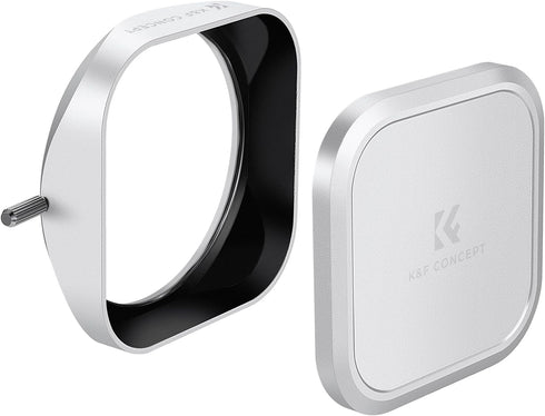 K&F Concept Silver Square Metal Lens Hood Kit for Fujifilm X100/X100F/X100S/X100T/X100V/X100VI